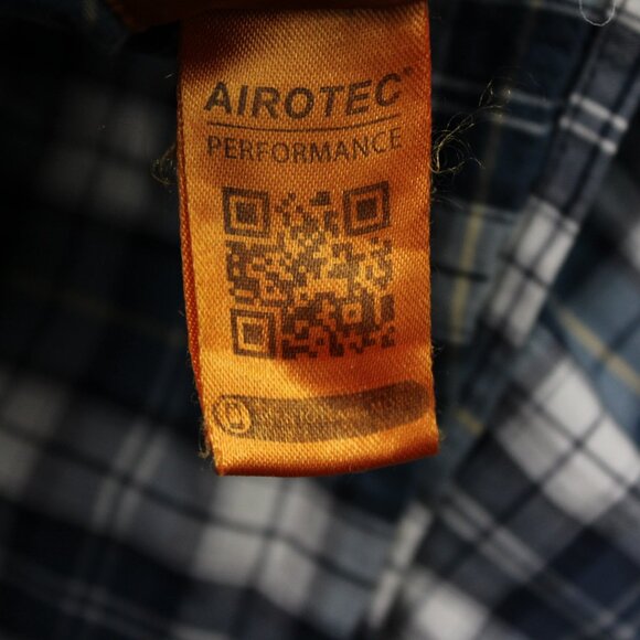 Tailor Vintage Shirt Mens 2XL XXL Blue Luxe Performance Cotton Stretch L/S - Picture 9 of 14